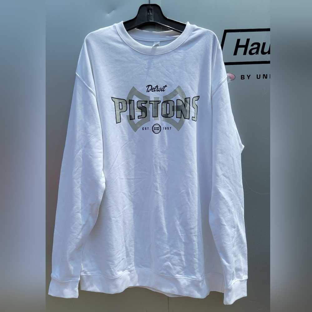 Detroit Pistons long sleeve light fleece sweater, 3xl